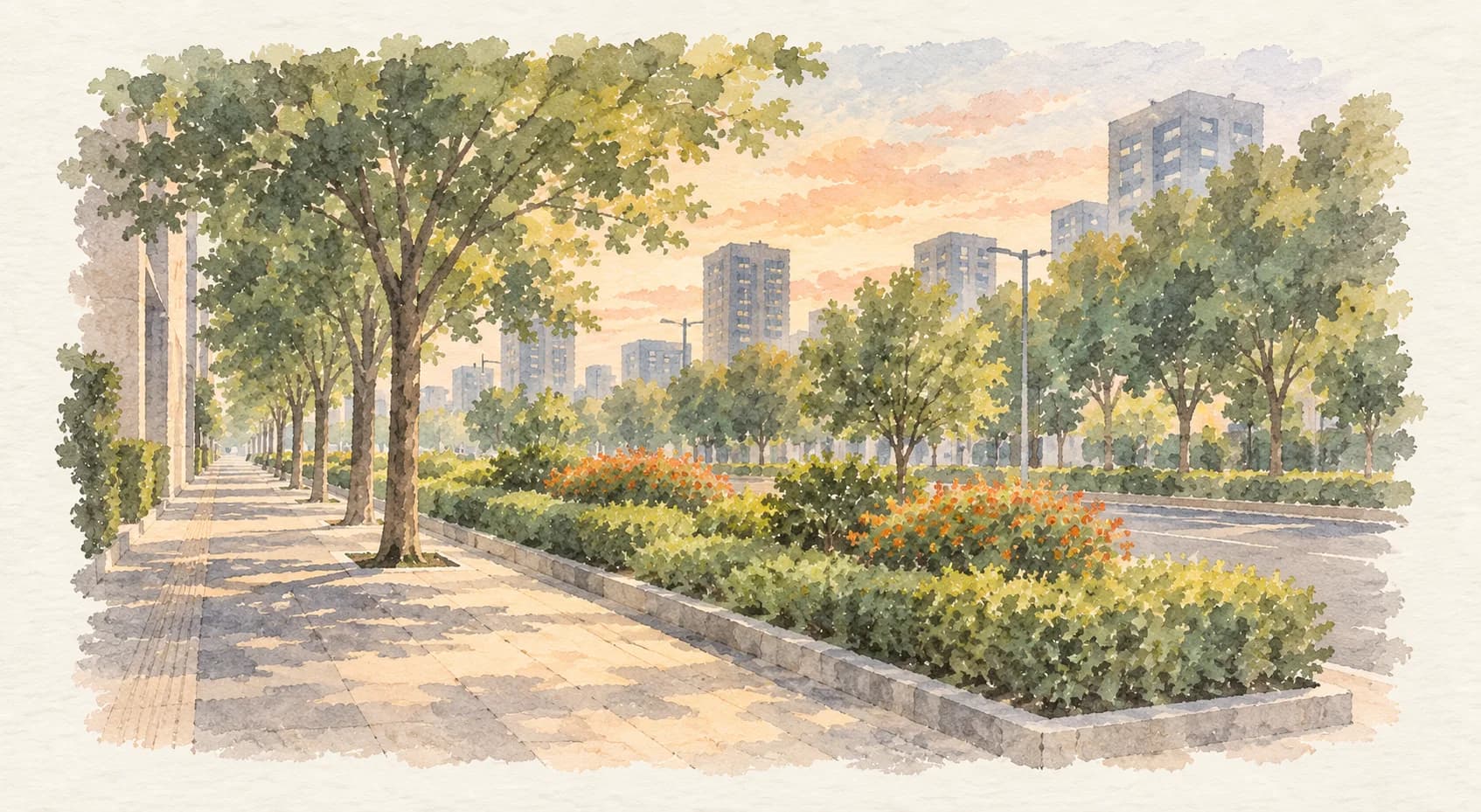 城市绿化带